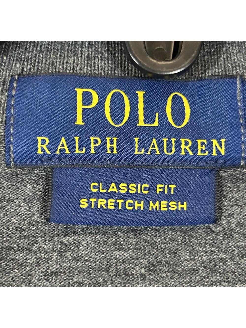 $125 Polo Ralph Lauren Classic Fit Zip-Front Polo Shirt Gray L - Picture 3 of 8